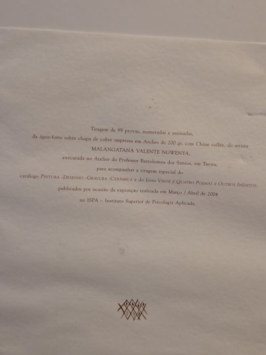 Serigrafia de Malangatana