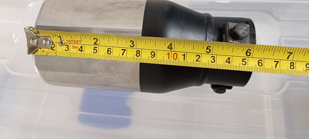 Ponteira de Escape em Inox Diâmetro Saids 70MM Redonda