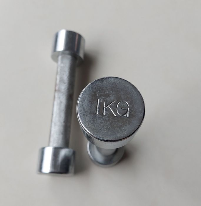 Halteres cromados 1 kg