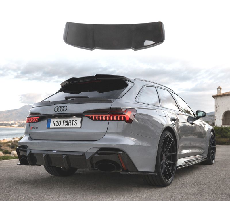AILERON VIDRO AUDI A6 C8 F2 18- PRETO BRILHANTE