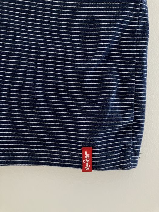 Granatowa koszulka w paski Levi’s rozmiar S
