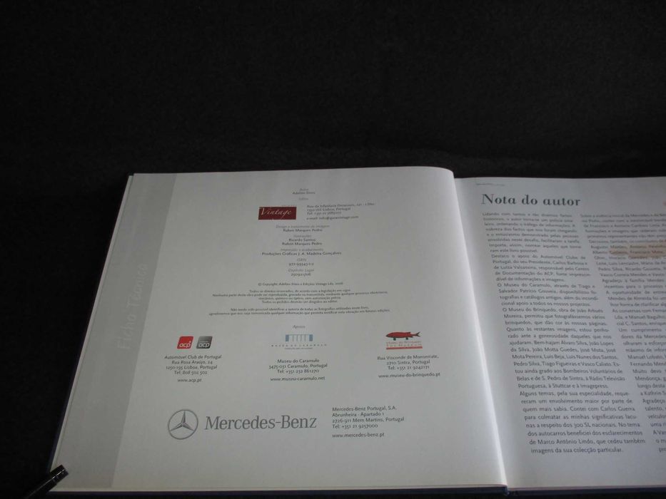 Livro Mercedes-Benz em Portugal Adelino de Dinis 2006