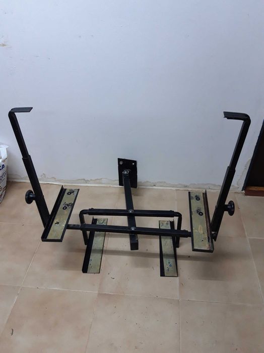 Suporte duplo televisão preto