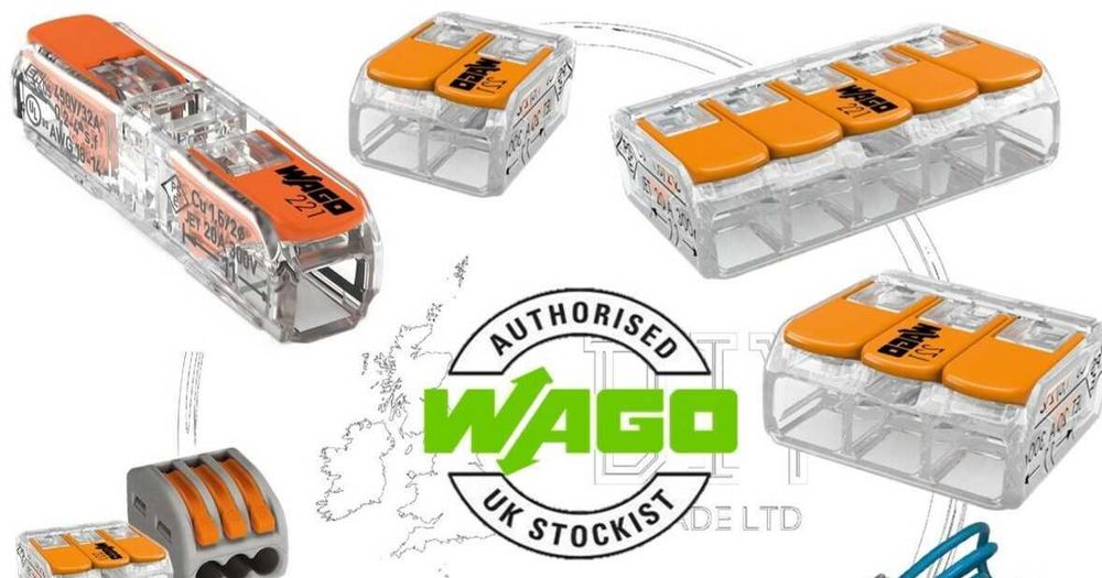 złączki WAGO, różne rodzaje na drut i linke