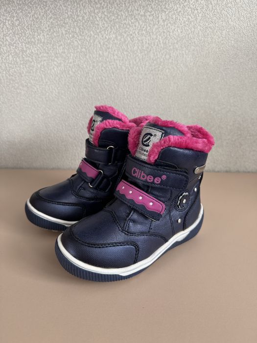 Сапоги, ботинки зимові, Clibee розмір 25, 16 см устілка