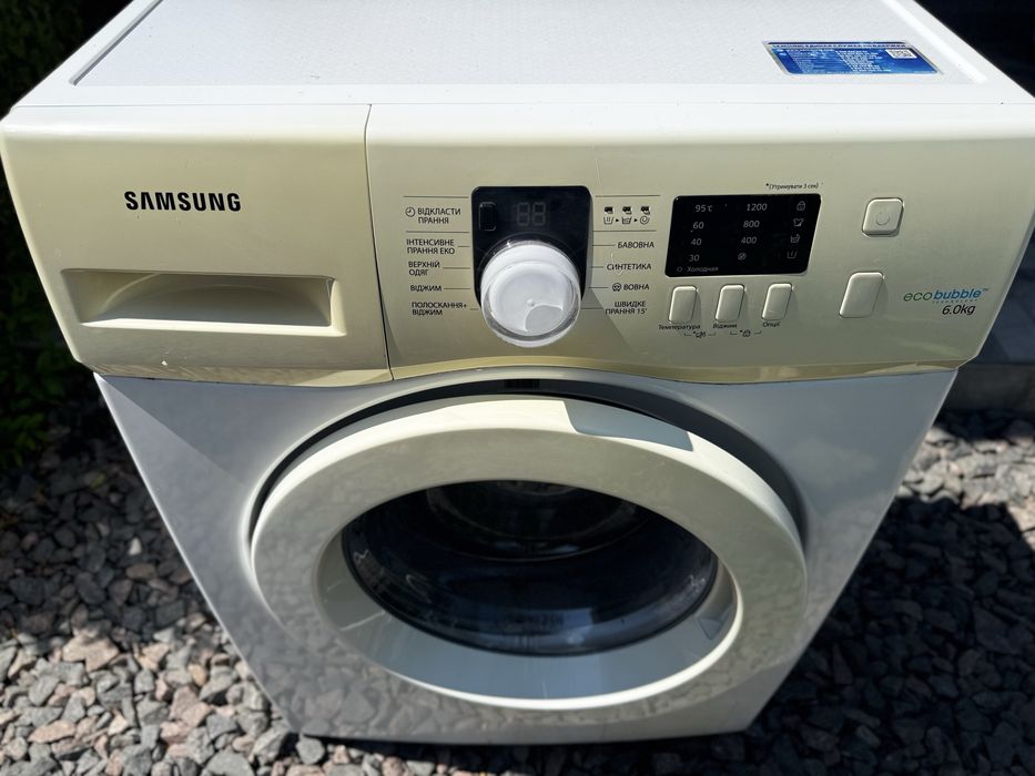 Пральна машина Samsung EcoBubble 6 кг