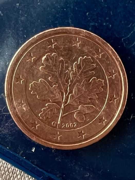 moedas u.s.a e Alemanha e da Finlândia com defeito