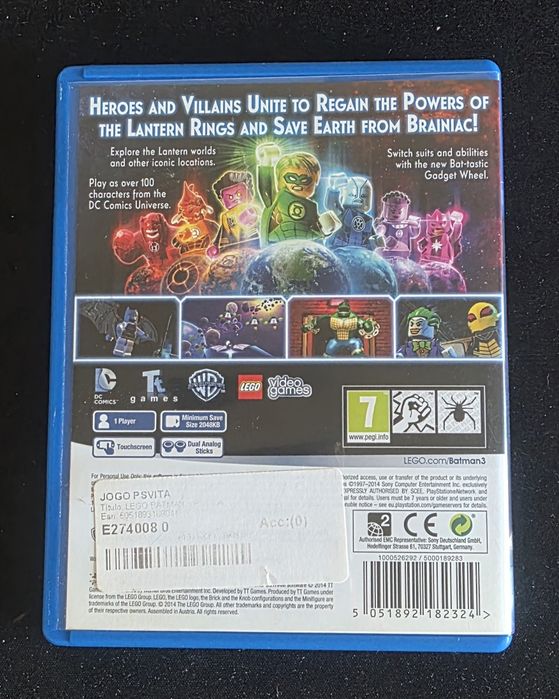 LEGO Batman 3 Beyond Gotham para PS Vita