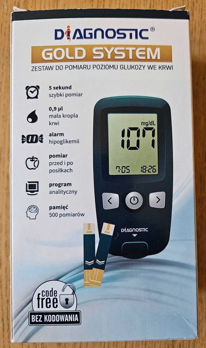 Glukometr Diagnostic Gold System