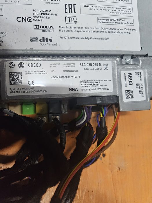 Czytnik Multimedia Audi Q2 lift 81A