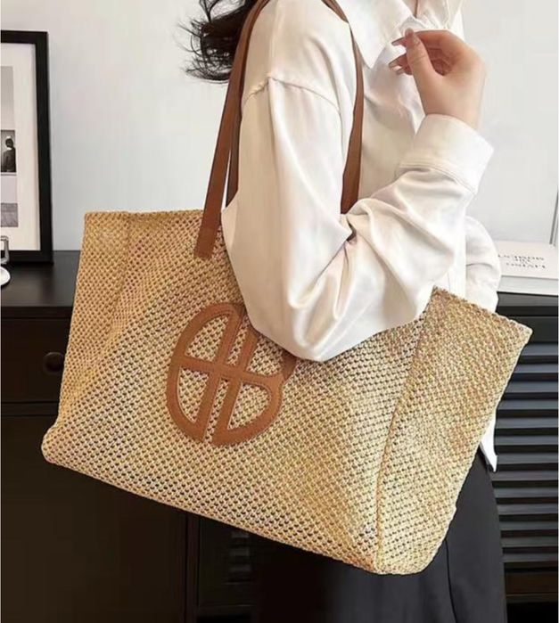 Літня сумка Loewe рафія солома