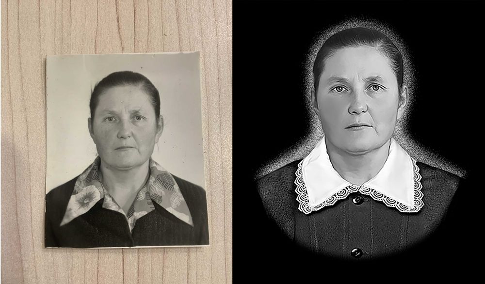 Ретуш фото на памятник