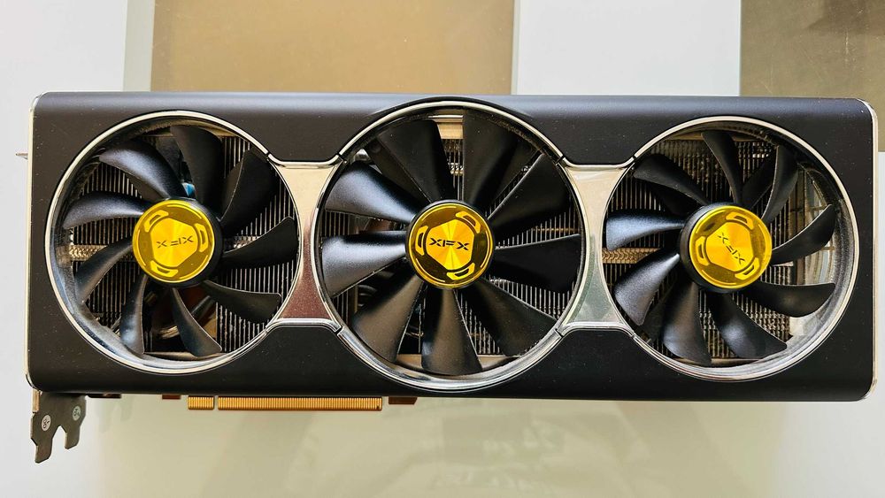 GPU XFX Thicc III Ultra RX5700XT 8gb como nova, na caixa de origem