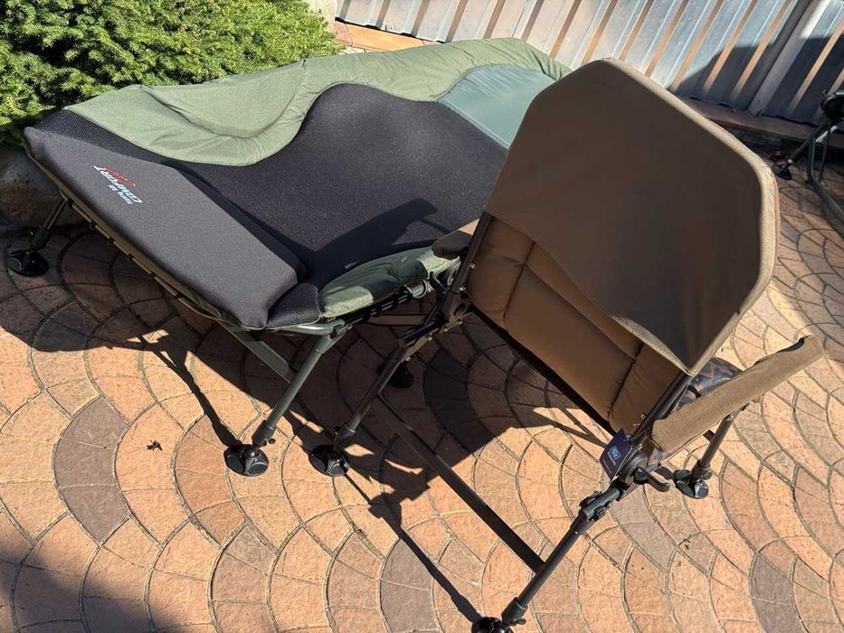 Карповый набор раскладушка205*90*40/60+кресло 135/65*66/52*99/65-150кг