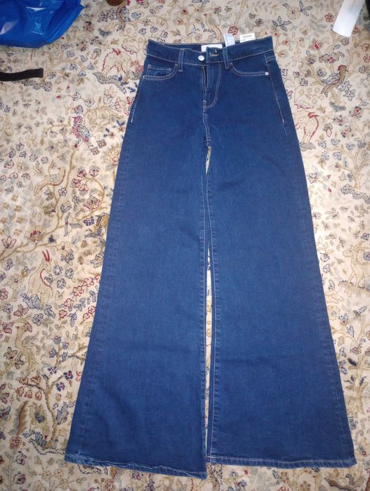 Nowe jeansy dzwony TRF denim Zara rozm 34