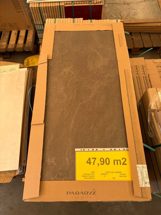 Płytka gresowa  COFFEE FIELD BROWN MAT 60x120 GATUNEK 2