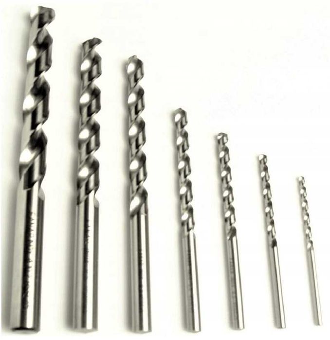 Wiertła INOX HSS E Co5 pod gwint M3 - M12 FANAR 7szt