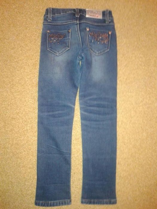 Утепленные джинсы для девочки