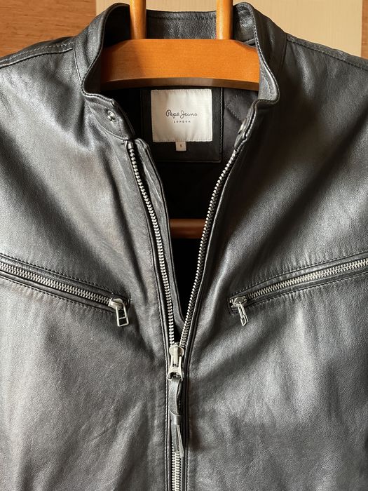 Pepe Jeans чоловіча шкіряна куртка