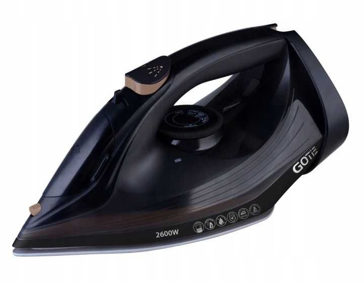 Żelazko GOTIE GZE-2600 Mocne 2600 W Ceramiczna stopa Strażak