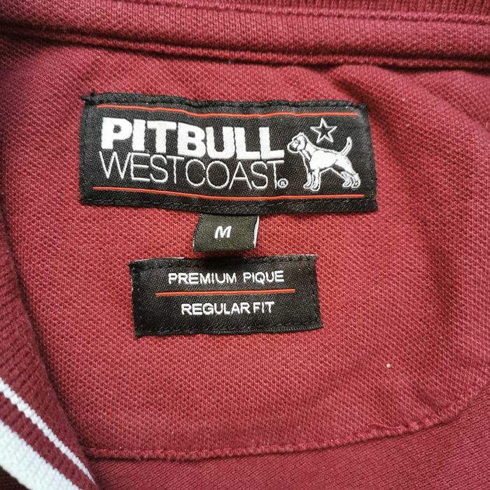 Oryginalna Koszulka Polo Pit Bull West Coast Regular Fit StreetWear ##