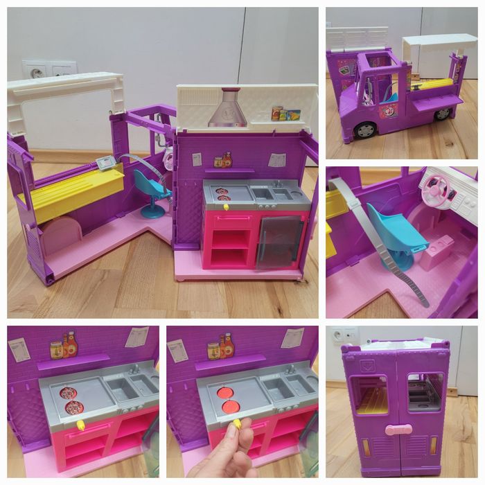 Kamper foodtruck Barbie