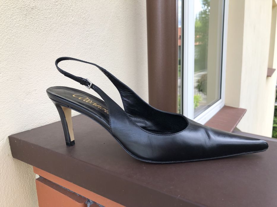 Czółenka hiszpańskie skórzane