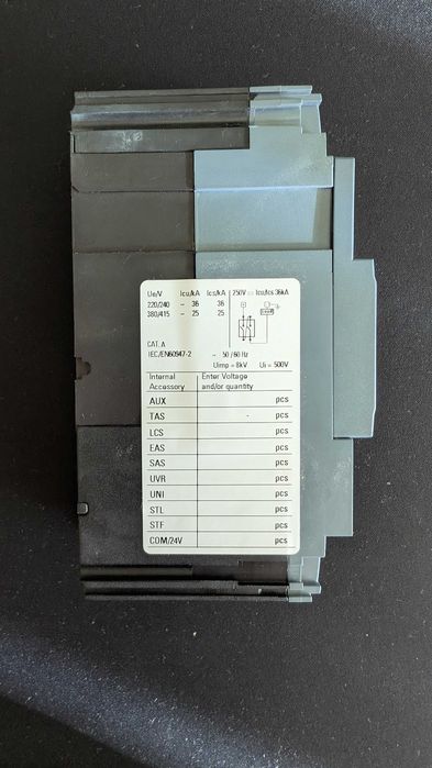 Disjuntor Siemens 3VA1180-3ED26-0AA0