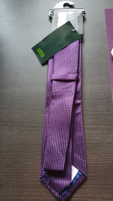 Krawat Marks &Spencer NOWY jedwabny