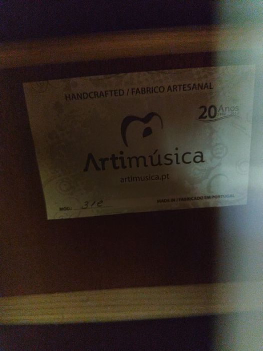 Guitarra Clássica Artimúsica Artesanal – Como Nova  fabricada em PT