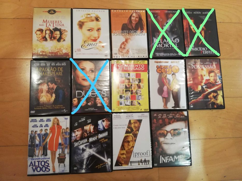 Venda de Filmes - Ator/Atriz - C a G