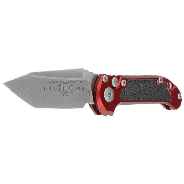 Nóż automatyczny Microtech LUDT T/E Gen III Merlot Aluminium/3M