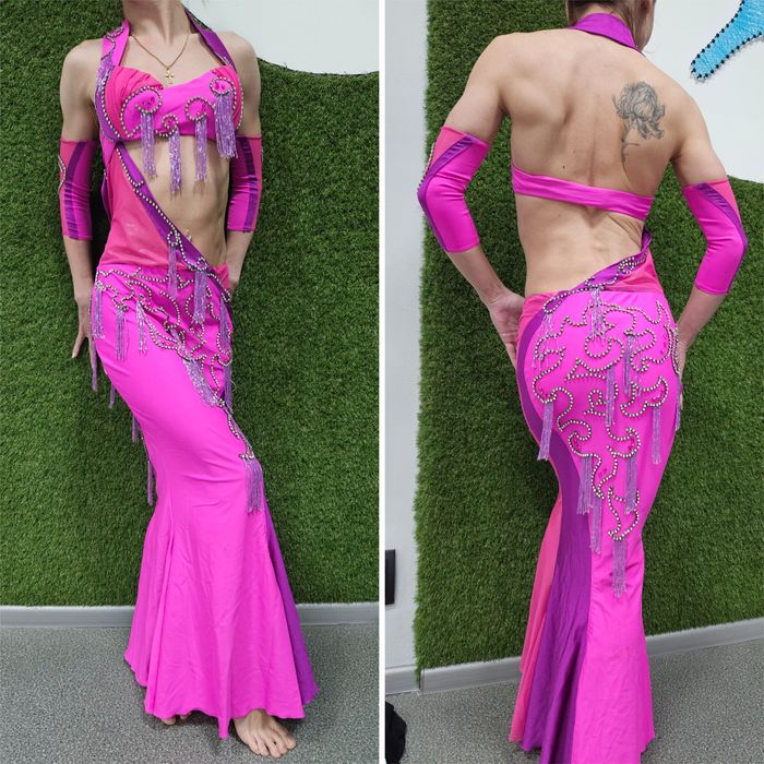 Костюм для східних танців, гімнастичні купальник, костюм для конкурсів