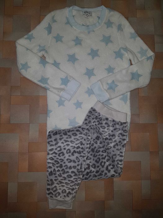 Теплый пушистый комплект Primark-George, пижама плюш 2XS-XS р-р дешево