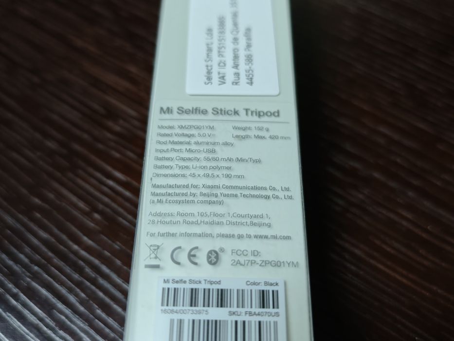 Selfie stick / tripé Xiaomi com comando Bluetooth