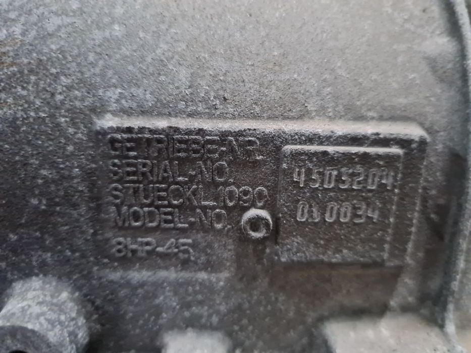 Caixa de 8 velocidades bmw  8HP45 2010/ 2015