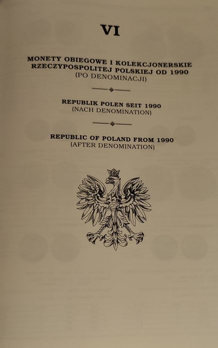 Katalog- Monety polskie od roku 1916- Parchimowicz- 1 wydanie 1996