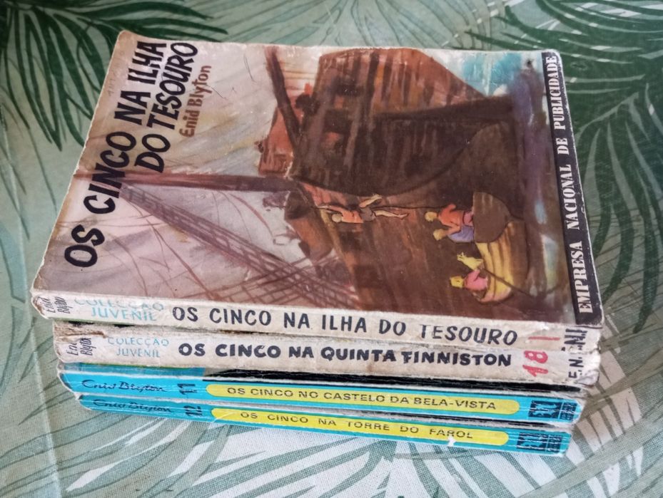 Os Cinco de Enid Blyton edição antiga ev