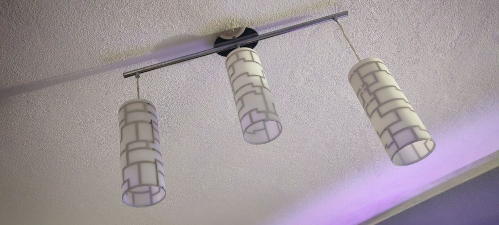 Candeeiro teto + Candeeiro Mesa