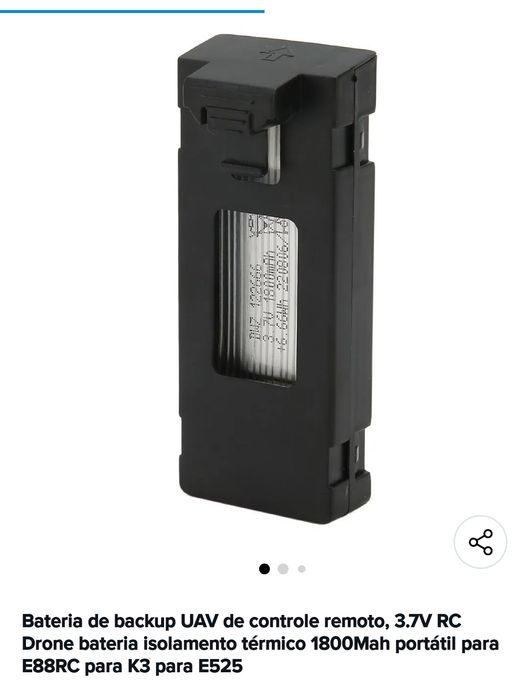 Battery for Drone E88RC, K3 or E52564409143535233122