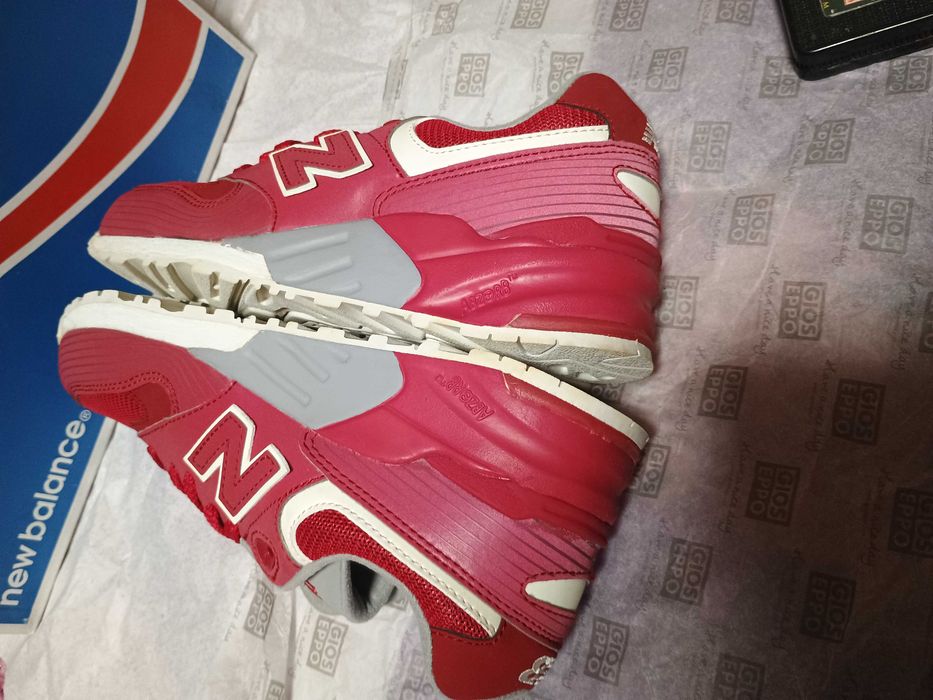 czerwone nowe buty new balance 37,5 wkładka ok 24 cm
