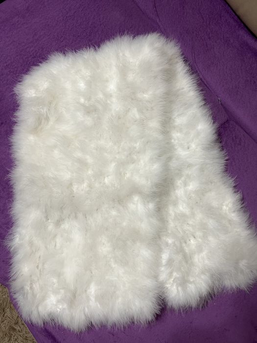 Накидка для нареченої з натурального лебединого пуху