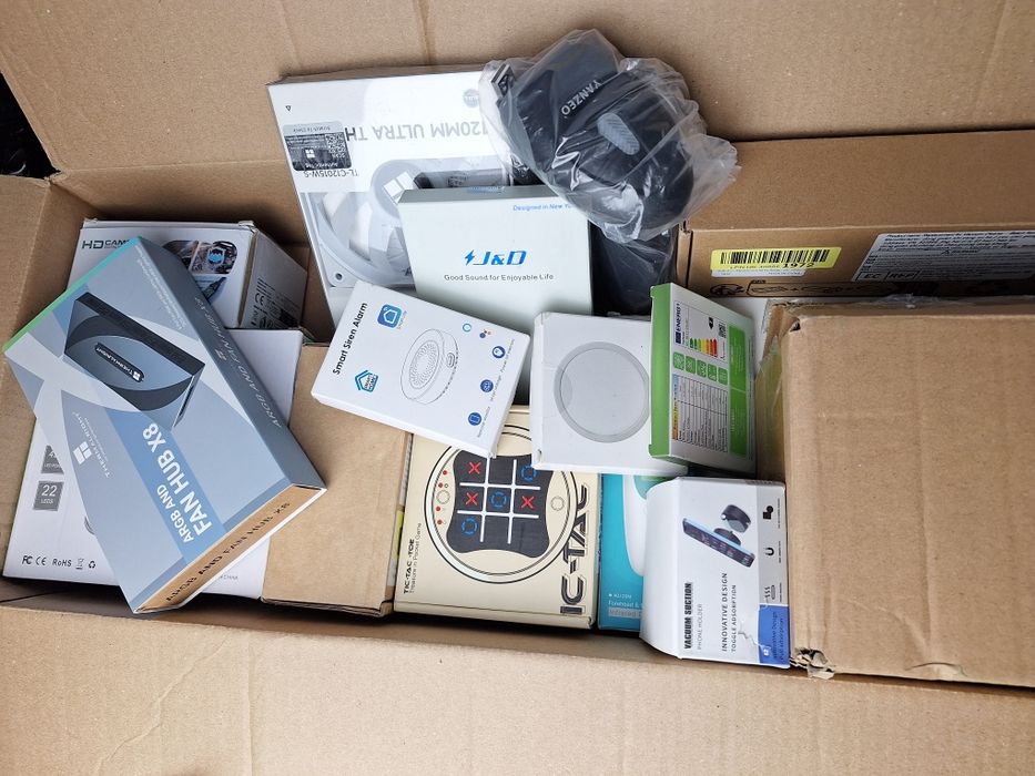 Pakiet mix i elektronika – nowe i zwroty, wartość 600 zł+