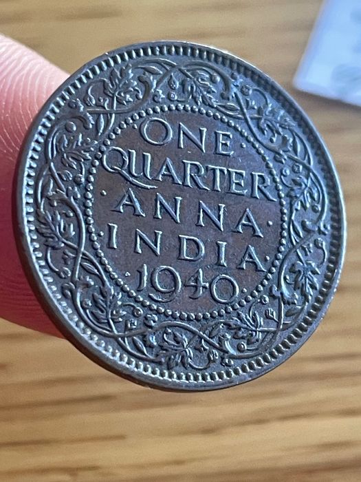 Moeda Índia britânica 1940