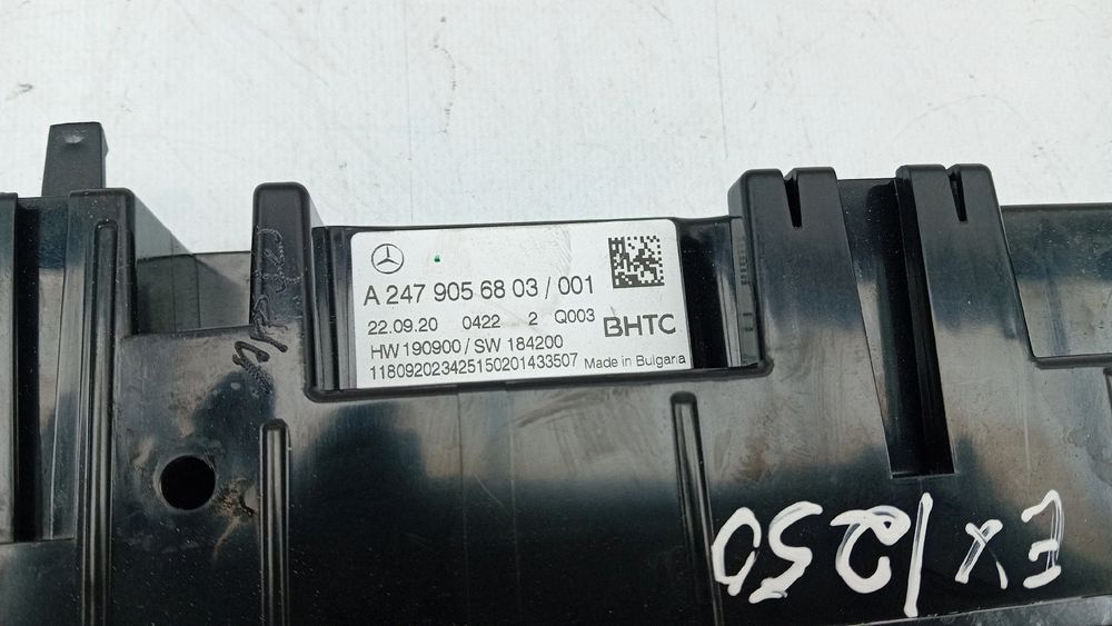 Botão / interruptor do AC MERCEDES-BENZ CLA Coupé (C118)