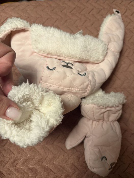 Komplet ciepla czapka i rekawiczki