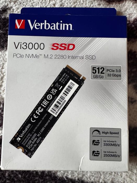 Vendo ssd 512 gb verbatim