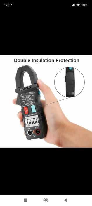 Токовые клещи мультиметр ZOYI ZTQB9 AC/DC 600A-600v True rms 6000oтс