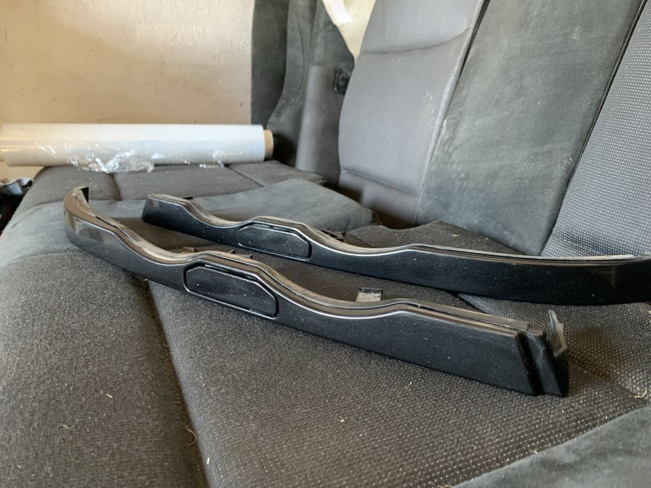 Brewki pod lampy xenon bmw e46 sedan/touring listwy spryski schwarz