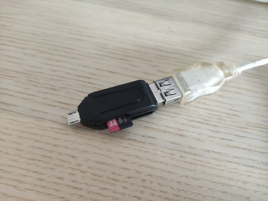 Leitor de cartões SD para USB e Micro USB (NOVO)